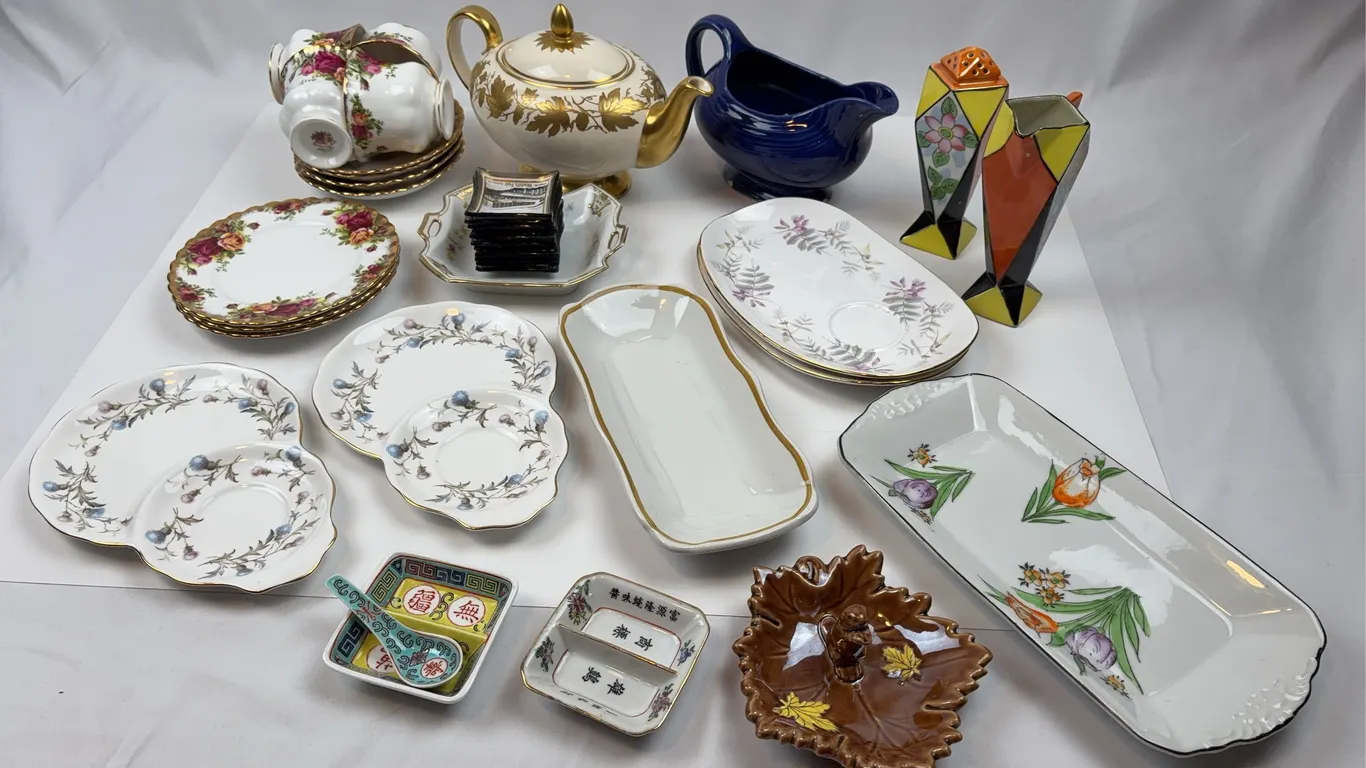 Vintage China, Teaware & Decorative Serving Pieces Collection