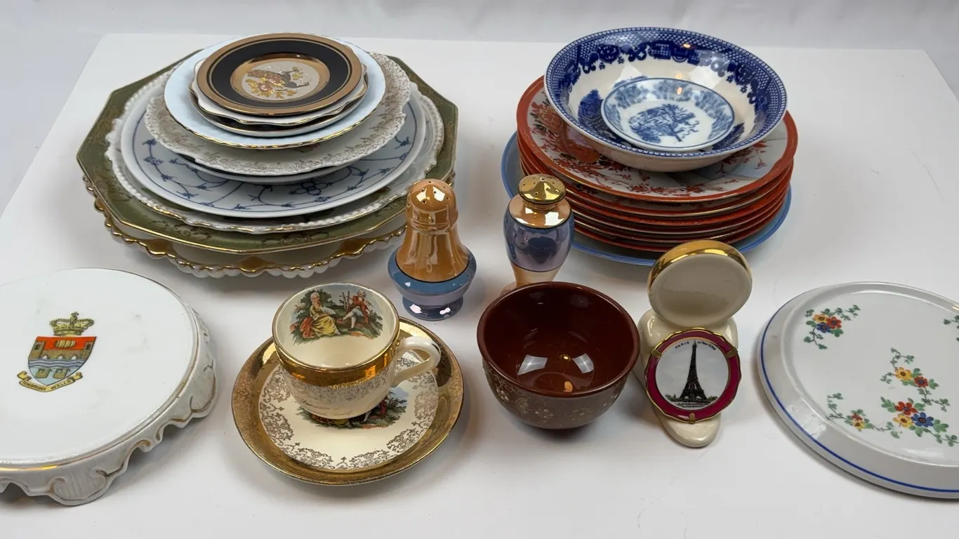Vintage Mixed China & Porcelain Tableware