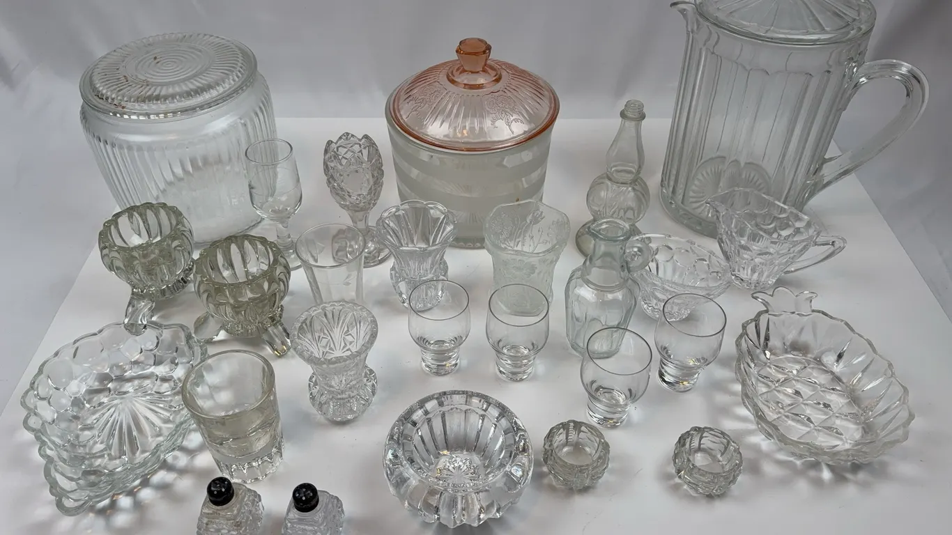 Large Vintage Glassware Lot