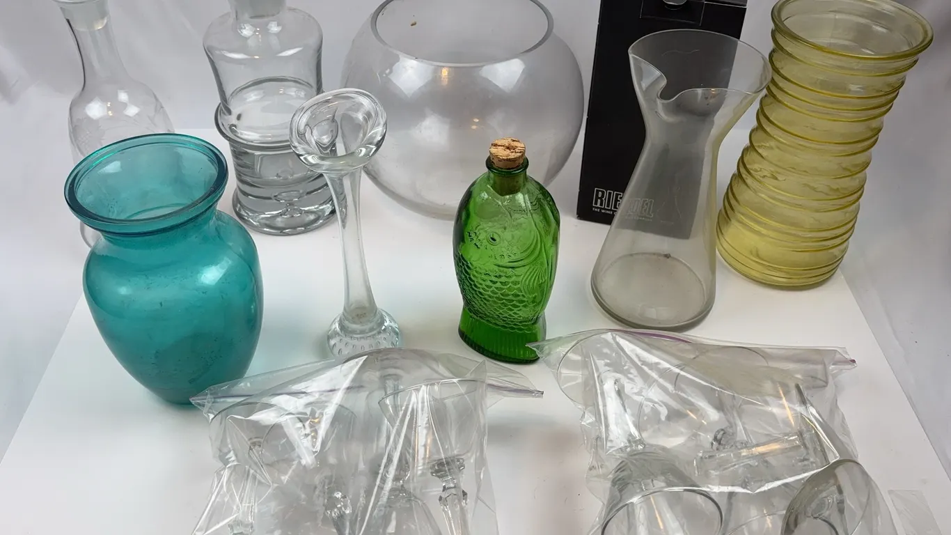 Vintage Mixed Glassware