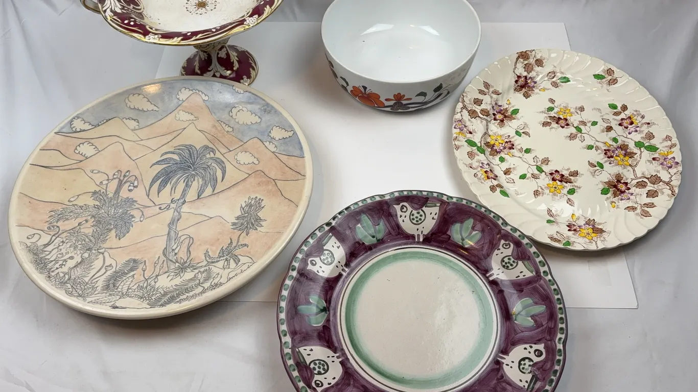 Vintage Decorative Pottery & Porcelain Serving Pieces