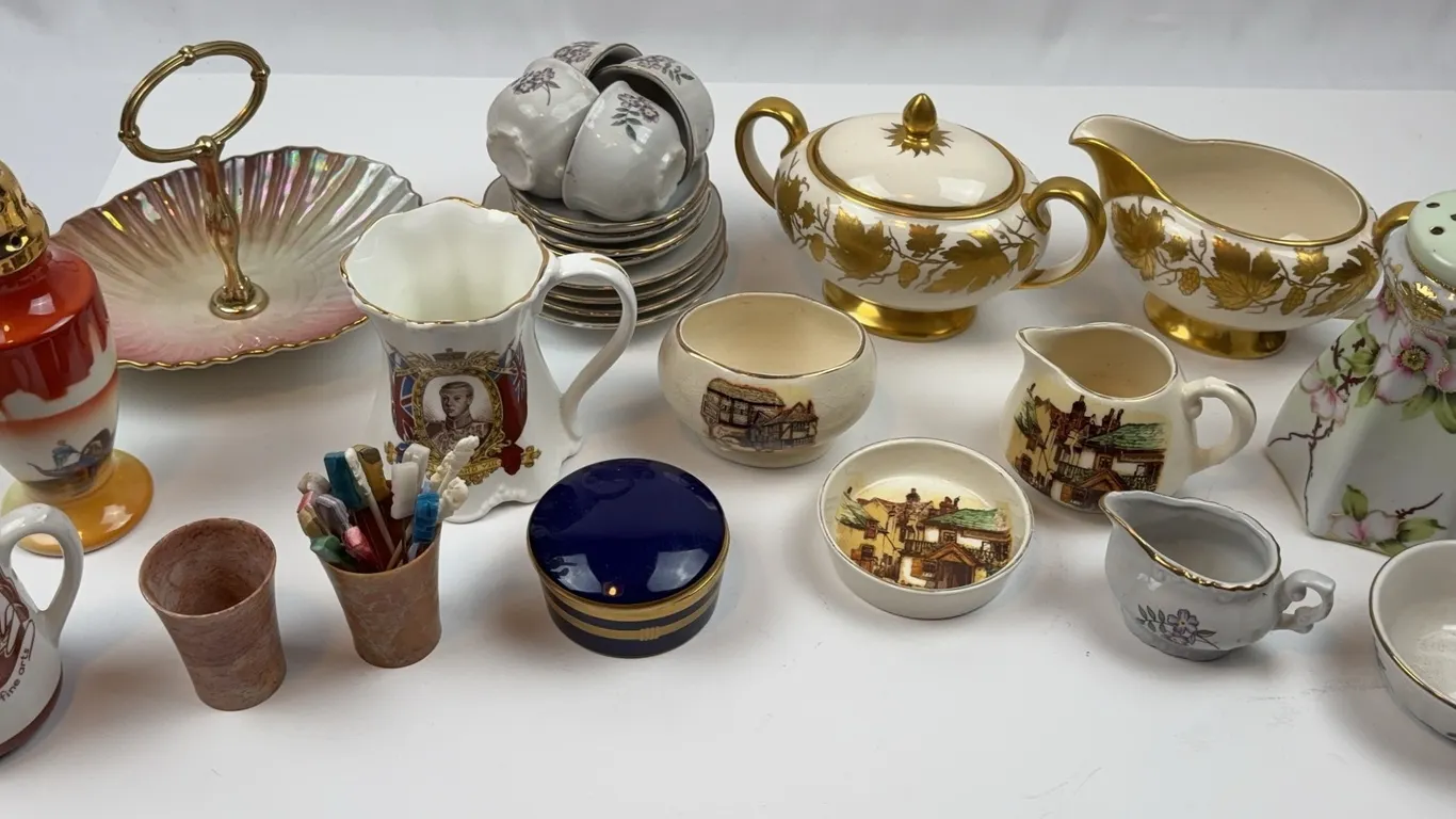 Vintage Mixed China & Porcelain Collectibles