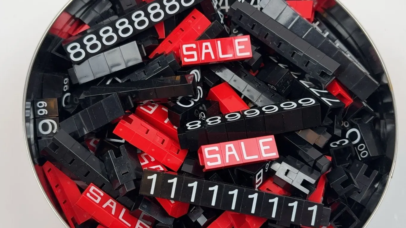 Vintage Retail Price Marker Numbers & SALE Inserts