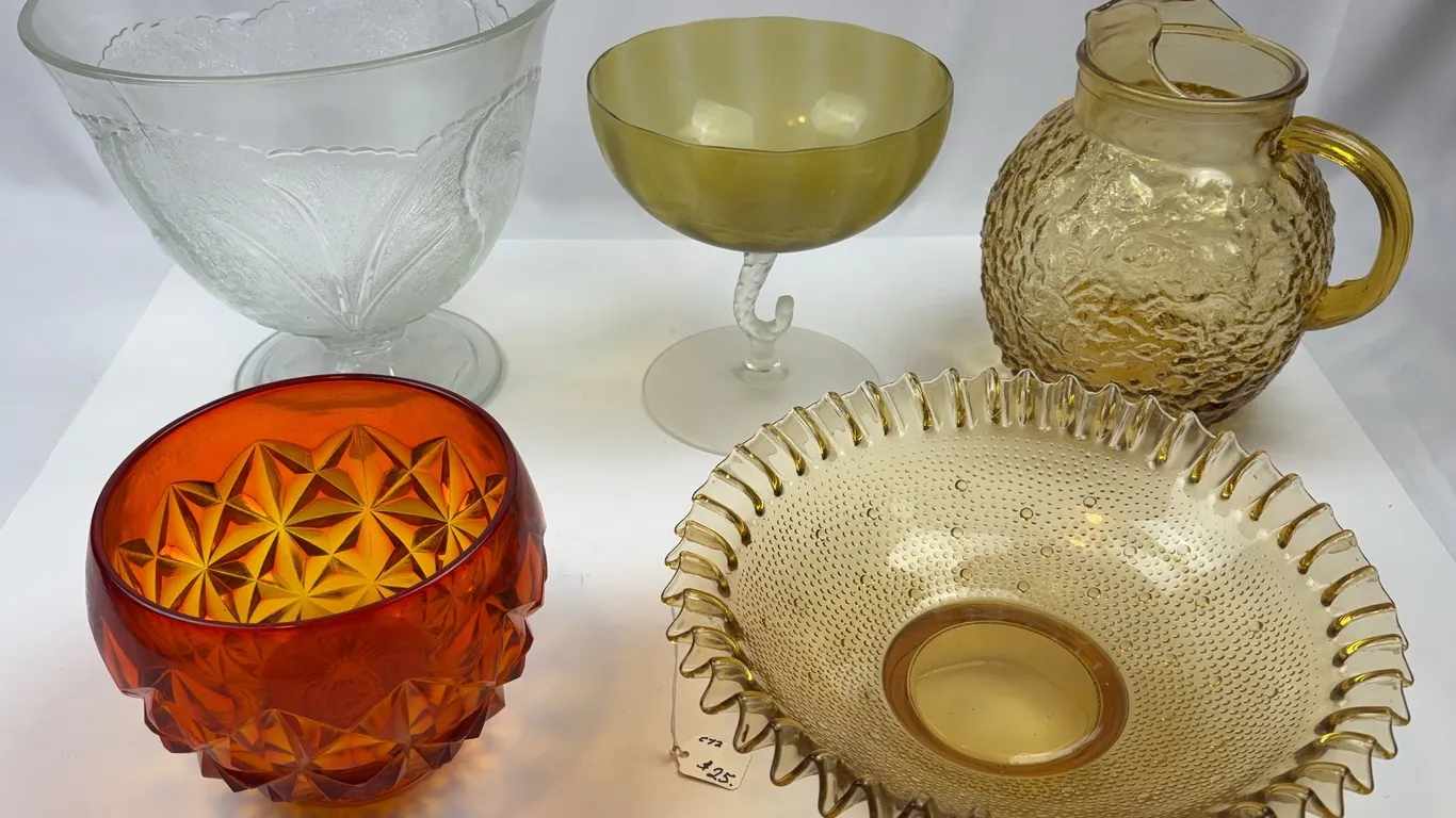Vintage Decorative Glass Lot