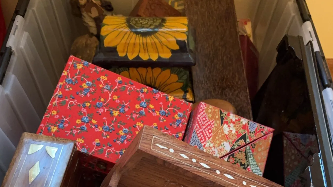 Decorative Wood Boxes & Trays Lot