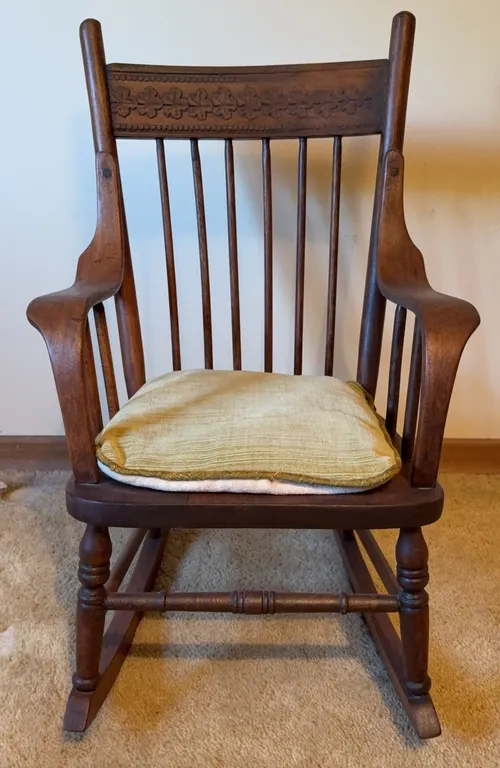 Vintage Wooden Rocking Chair