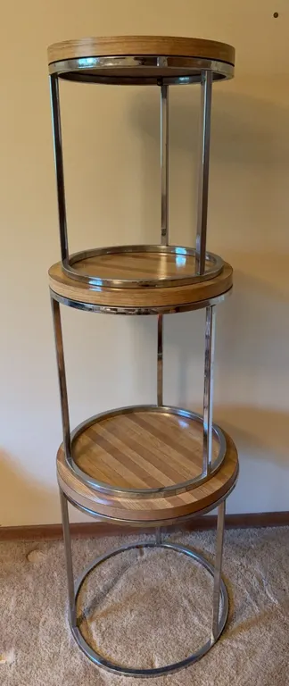 Round Accent Table Set of Three