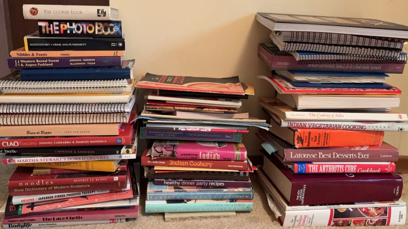 Assorted Cookbooks and Food Books