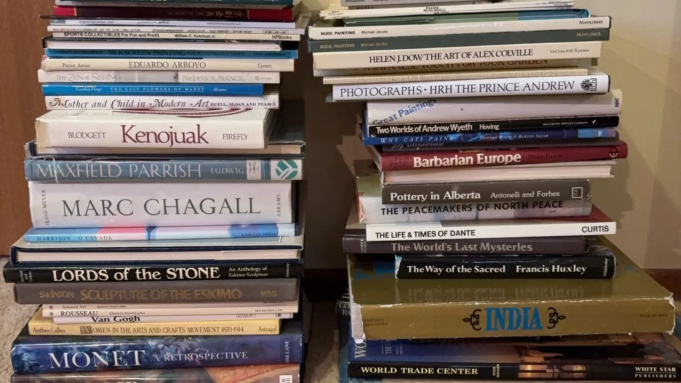 Art, Canadian History & Reference Books Lot