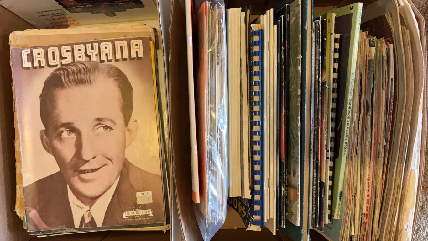 Large Vintage Sheet Music Lot Music Books Songbooks