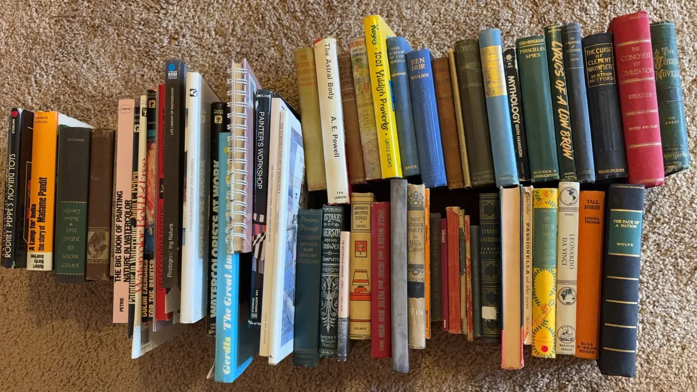 Vintage Hardcover Book Collection Ben-Hur Mythology Classics