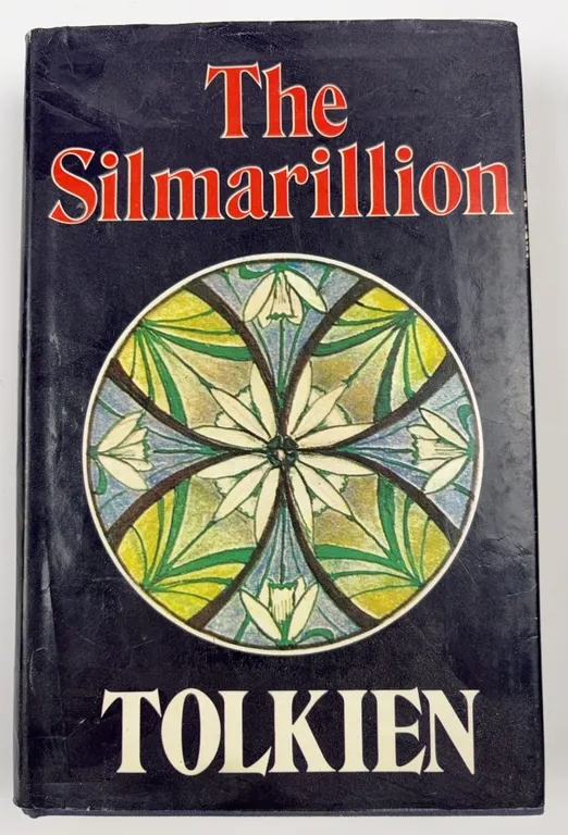 Vintage The Silmarillion Tolkien HC DJ Map Fantasy Classic