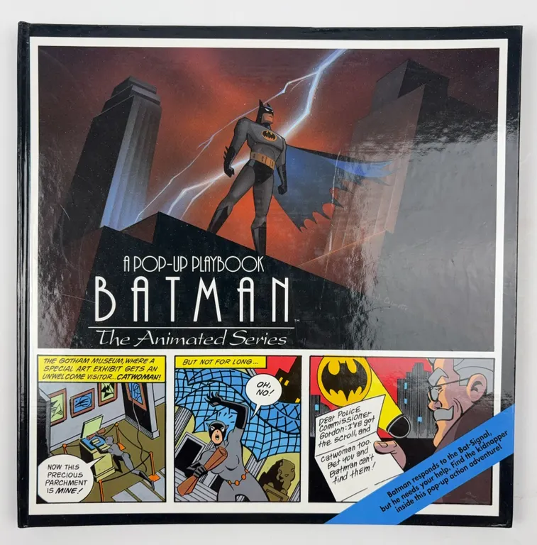 Batman The Animated Series Pop-Up Playbook Hardcover Book