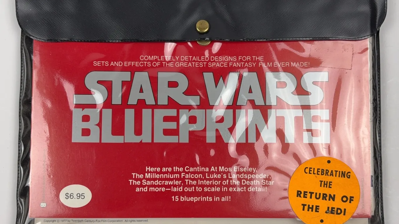 Vintage Star Wars Blueprints Portfolio Complete w Carry Case