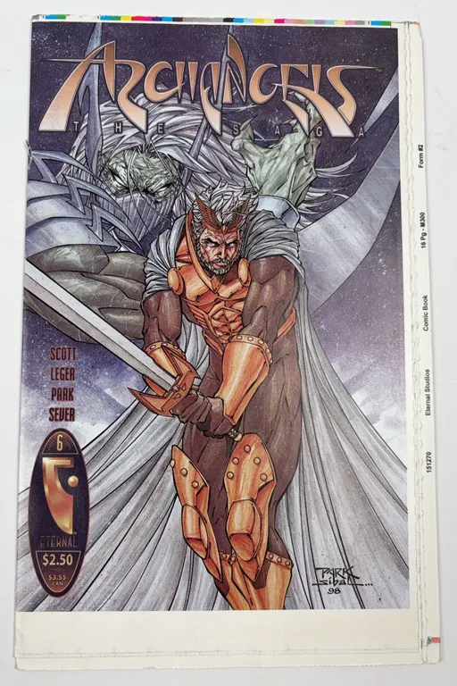 The Reckoning #6 Color Proof Comic Printer Proof Eternity Comics