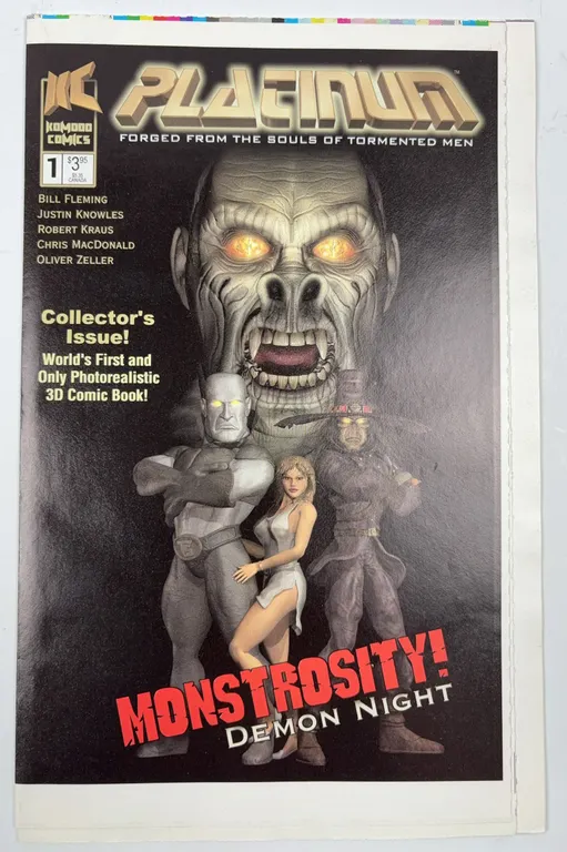 Monstrosity Demon Night #1 Platinum Realm Comic Book