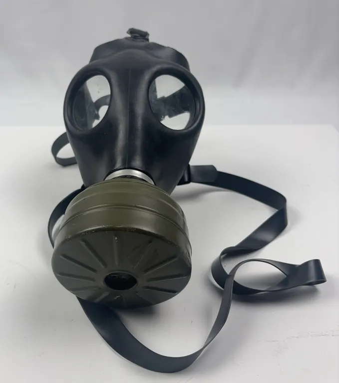 Vintage Military Respirator Gas Mask Rubber Facepiece