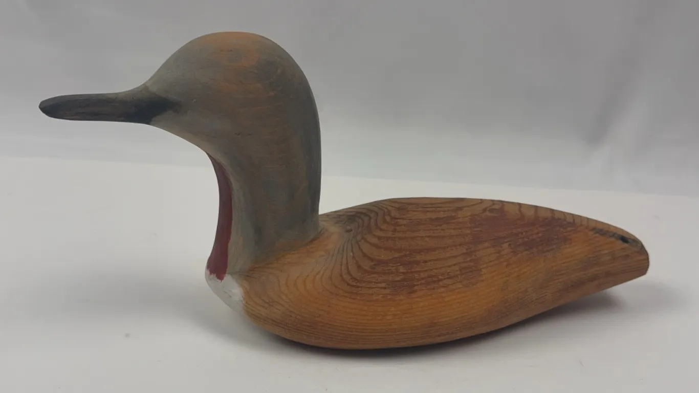 Vintage Hand Carved Duck Decoy