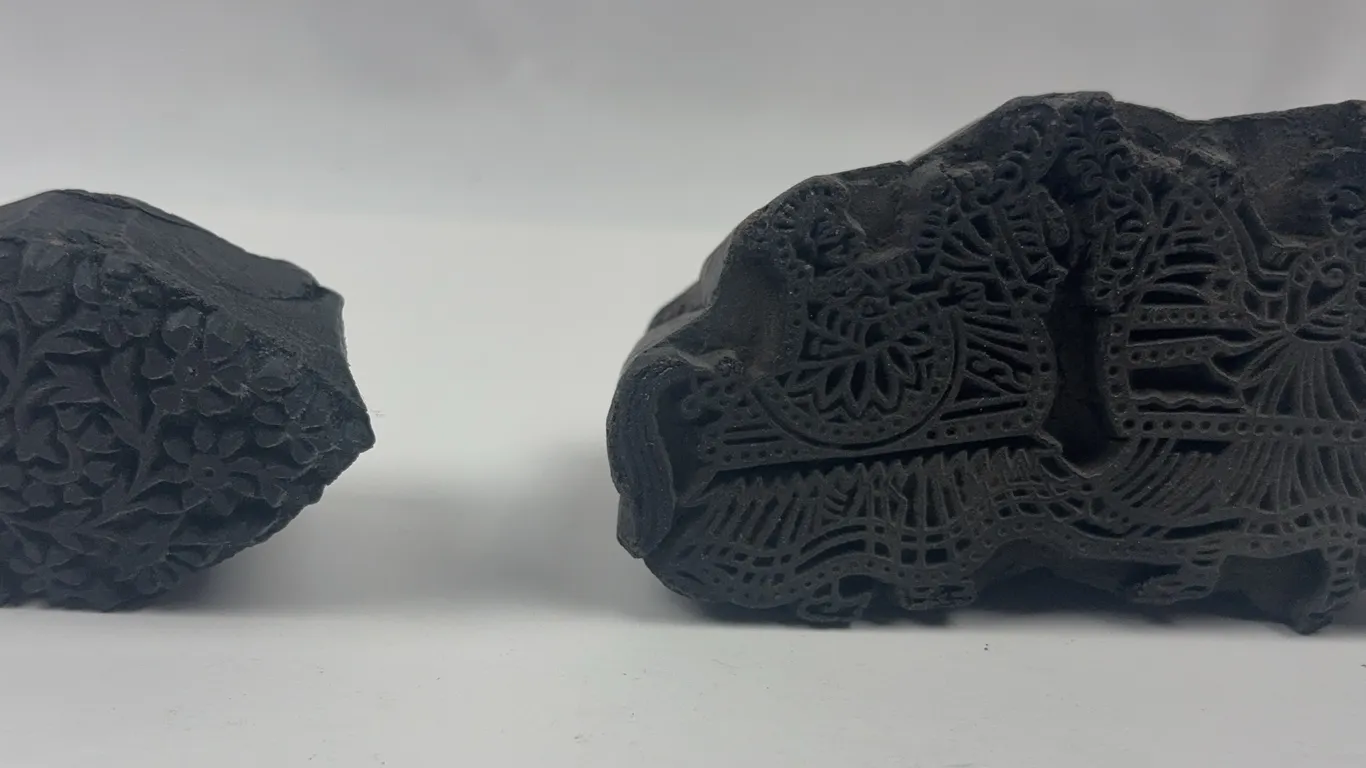 Antique Style Wood Textile Stamps