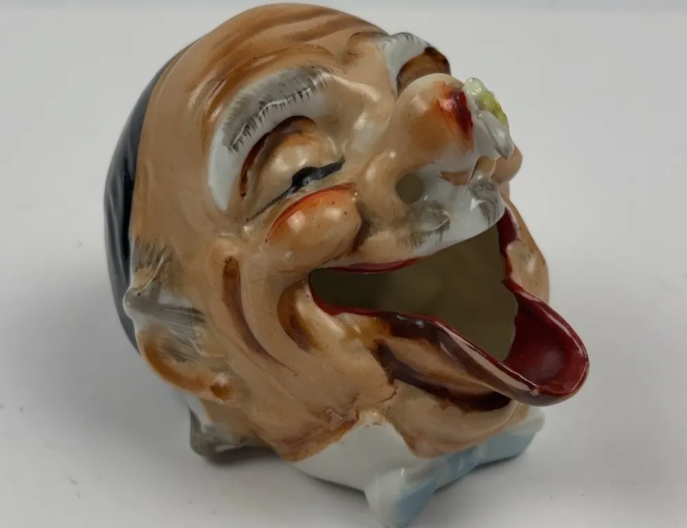 Occupied Japan Collectible Porcelain Head Novelty Figurine