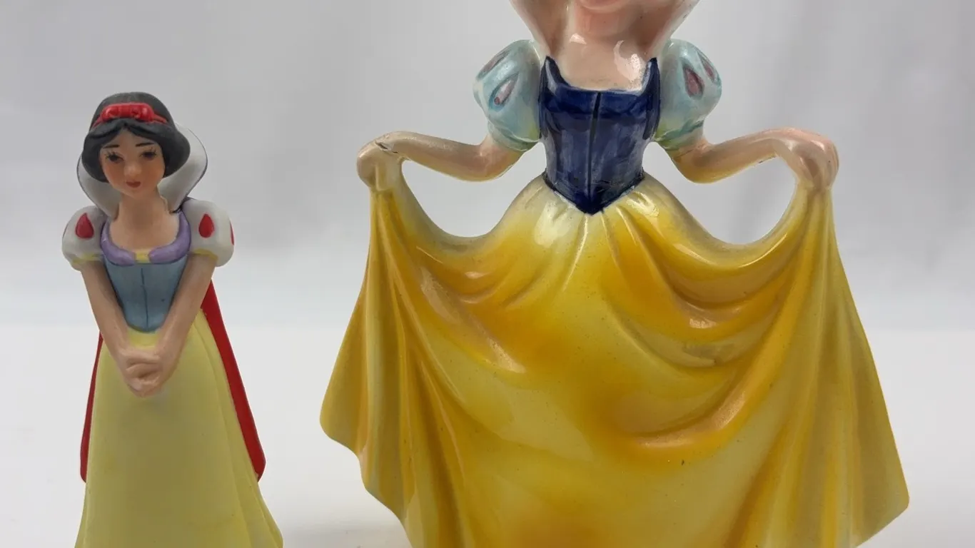 Vintage Disney Snow White Figurine Ceramic Collectible Lot