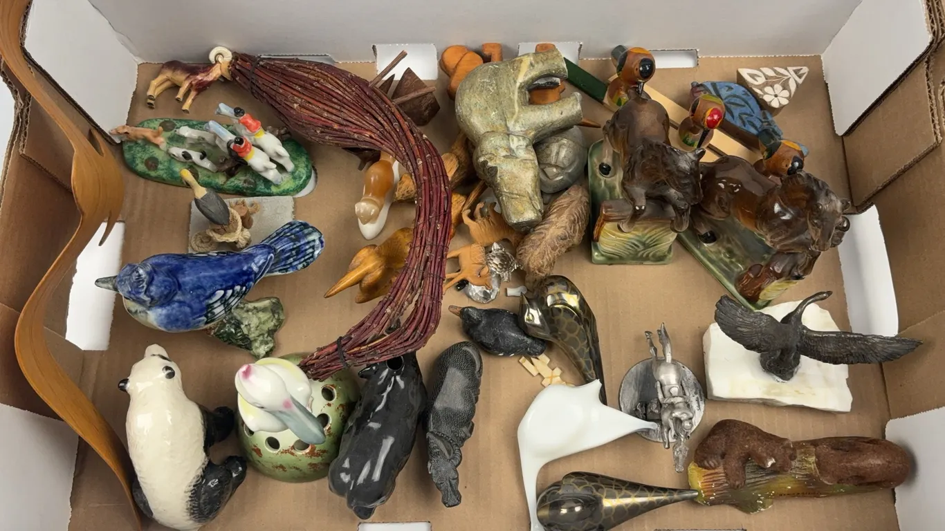 Mixed Animal Figurine Collection Lot