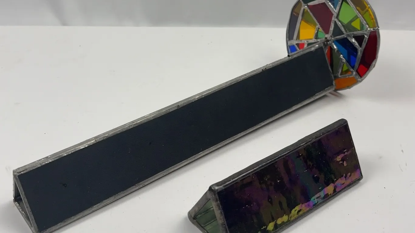 Vintage Stained Glass Kaleidoscope