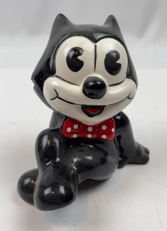 Felix the Cat Ceramic Figurine Vintage