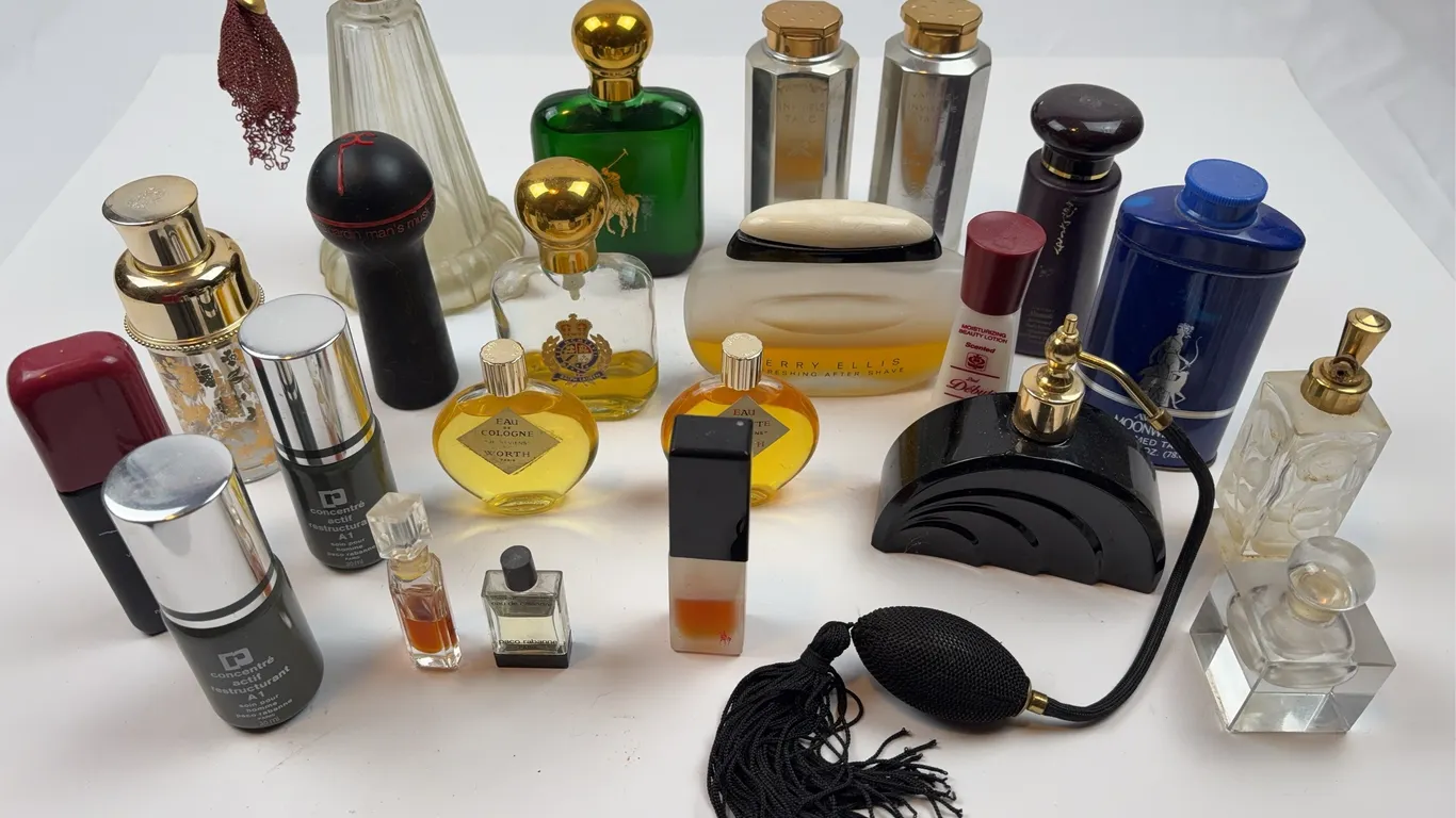Vintage Perfume & Cologne Bottles Mixed Lot