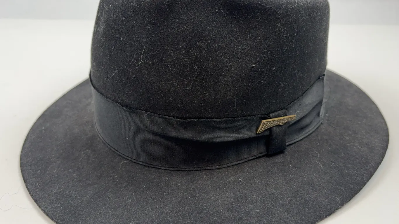 Indiana Jones Authentic Hat by Stetson - Black Fedora Hat