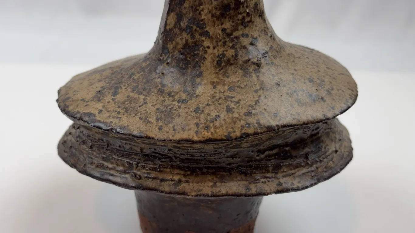 Signed Stoneware Art Pottery Piece