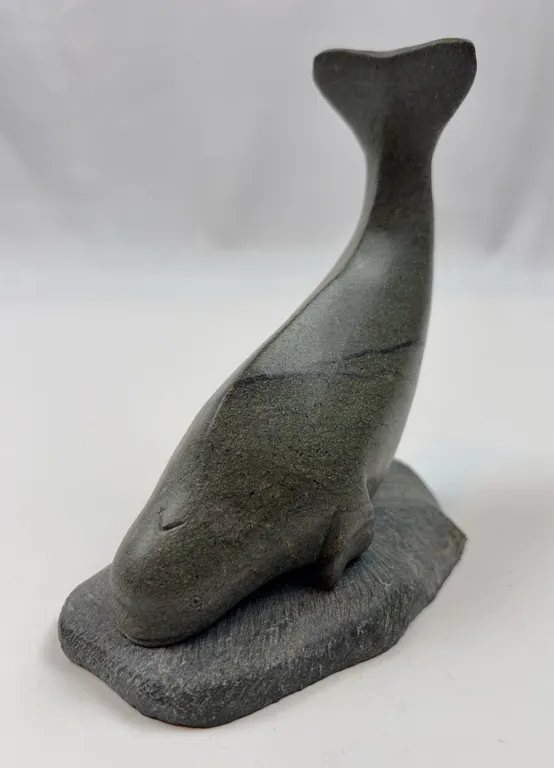 Vintage 1976 Inuit Seal Carving by Johnny Palliser
