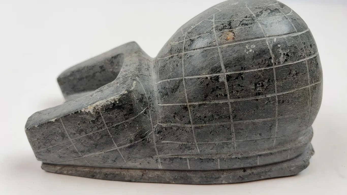 Vintage Canadian Eskimo Art Igloo Carving