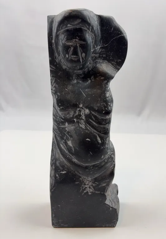 Hand Carved Inuit Spirit Figure, Canadian Arctic Sculpture