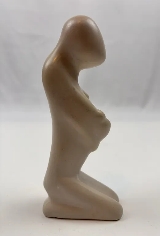 Abstract Mother & Child Soapstone Sculpture