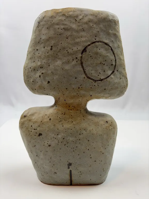 Abstract Stoneware Figure Sculpture