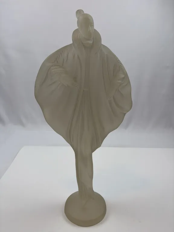 Vintage Glass Modern Art Figurative Sculpture