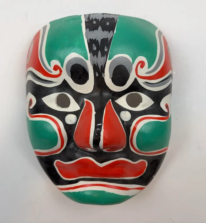Northwest Coast Indigenous Style Hand-Painted Wall Mask