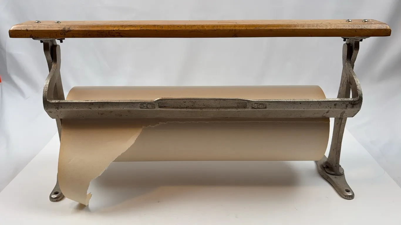 Vintage Store Counter Paper Roll Dispenser