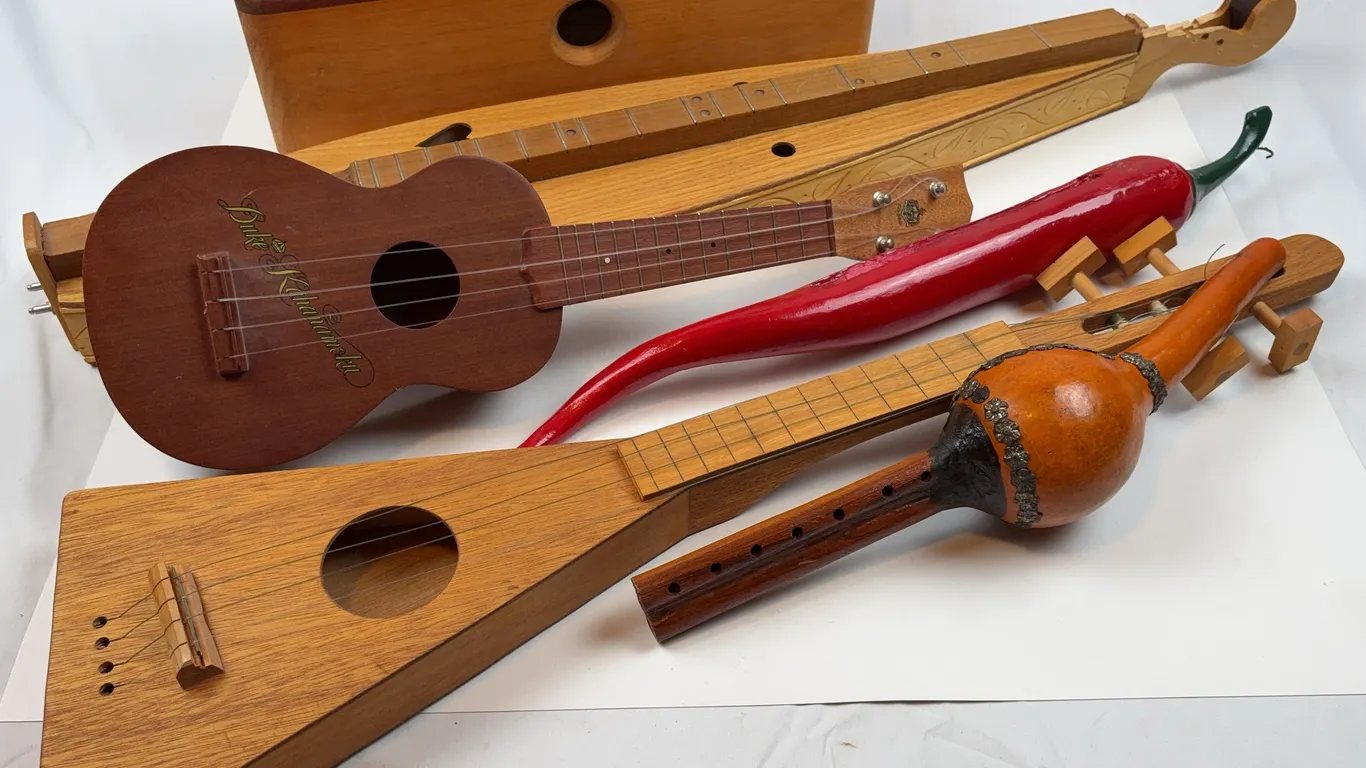 Assorted Folk Musical Instrument Lot