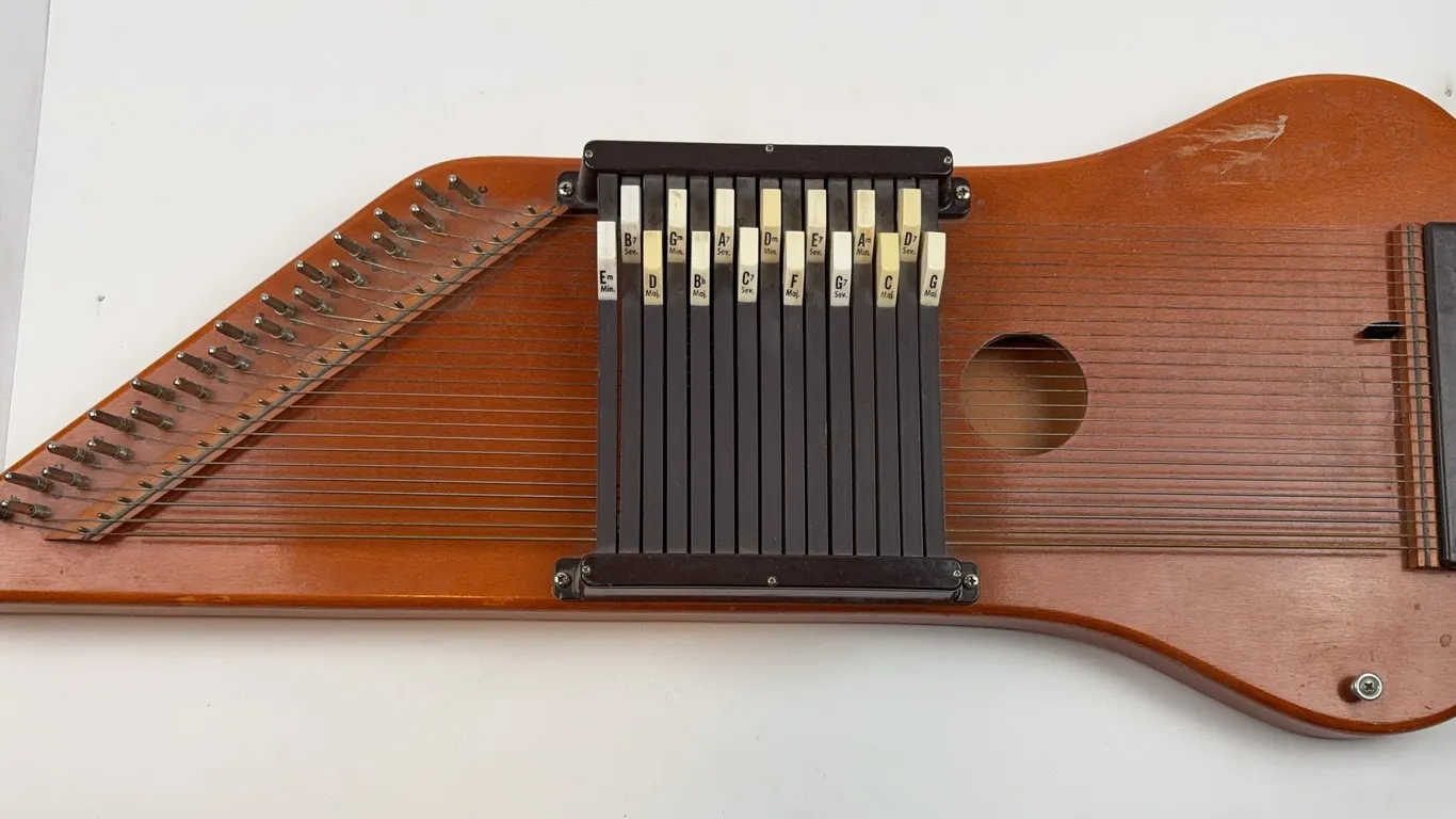 Vintage Autoharp Chord Zither String Instrument