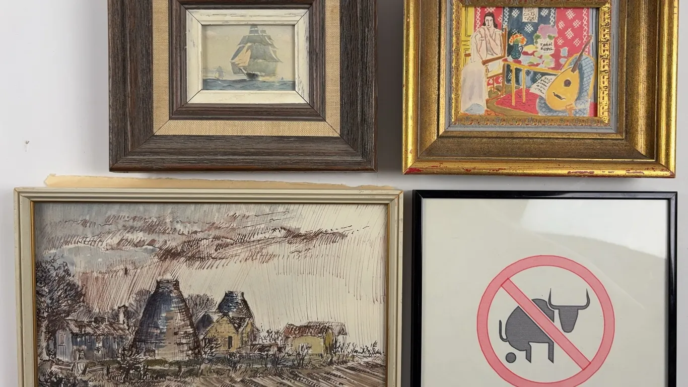 Mixed Framed Art Collection Lot of 4