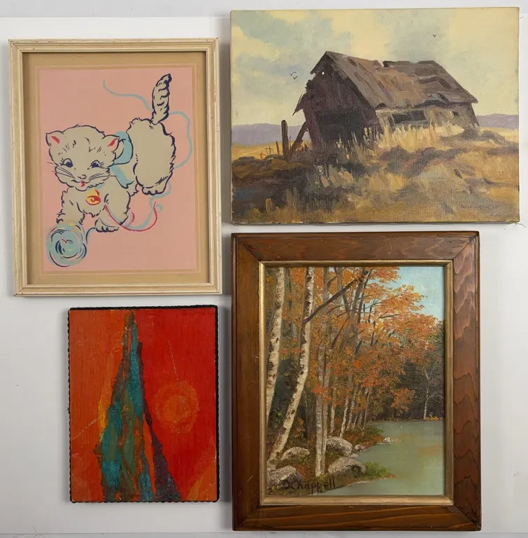 Mixed Original Art Collection Lot of 4