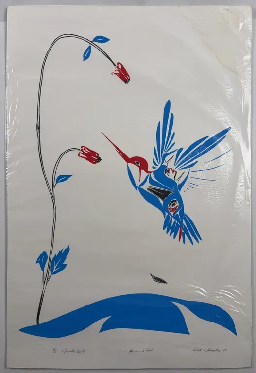 Robert E. Sebastion “Hummingbird” Limited Edition Serigraph Print, 78/105 (1985)