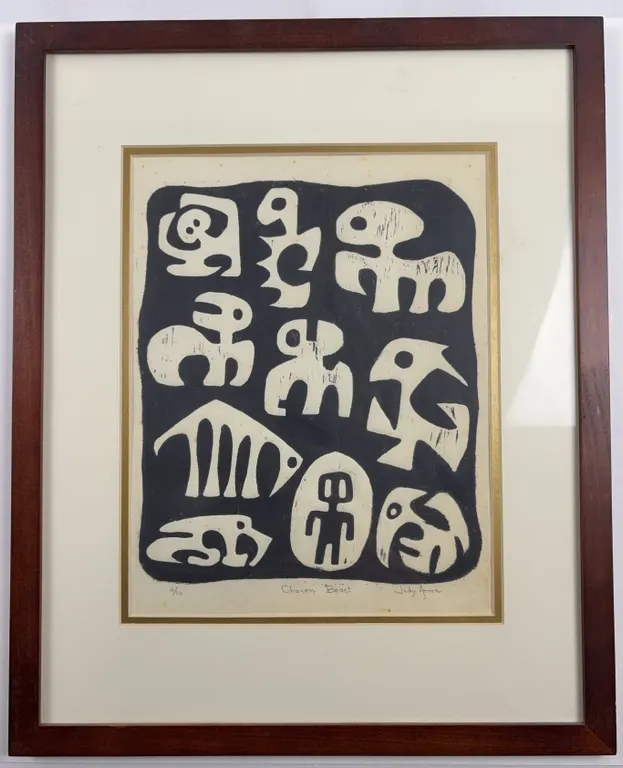 Judy Arora “Chosen Beast” Limited Edition Linocut Print (4/10)