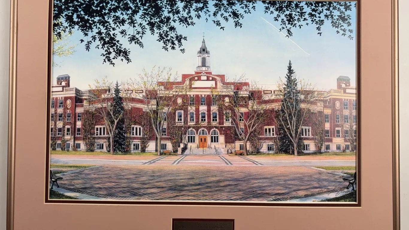 University of Alberta Historic Arts Building Signed Limited Edition Print, Framed