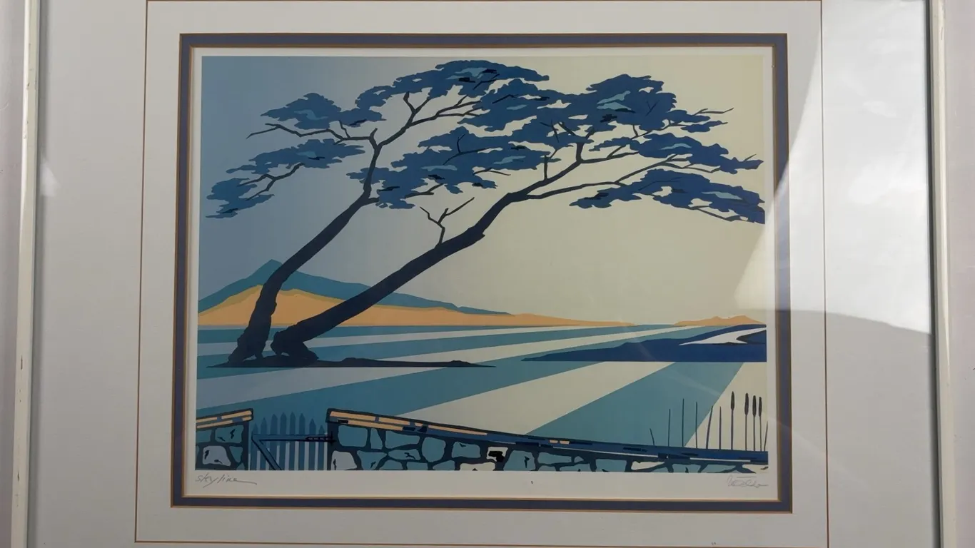 Ted Godwin "Skyline" Limited Edition Serigraph, Signed & Framed