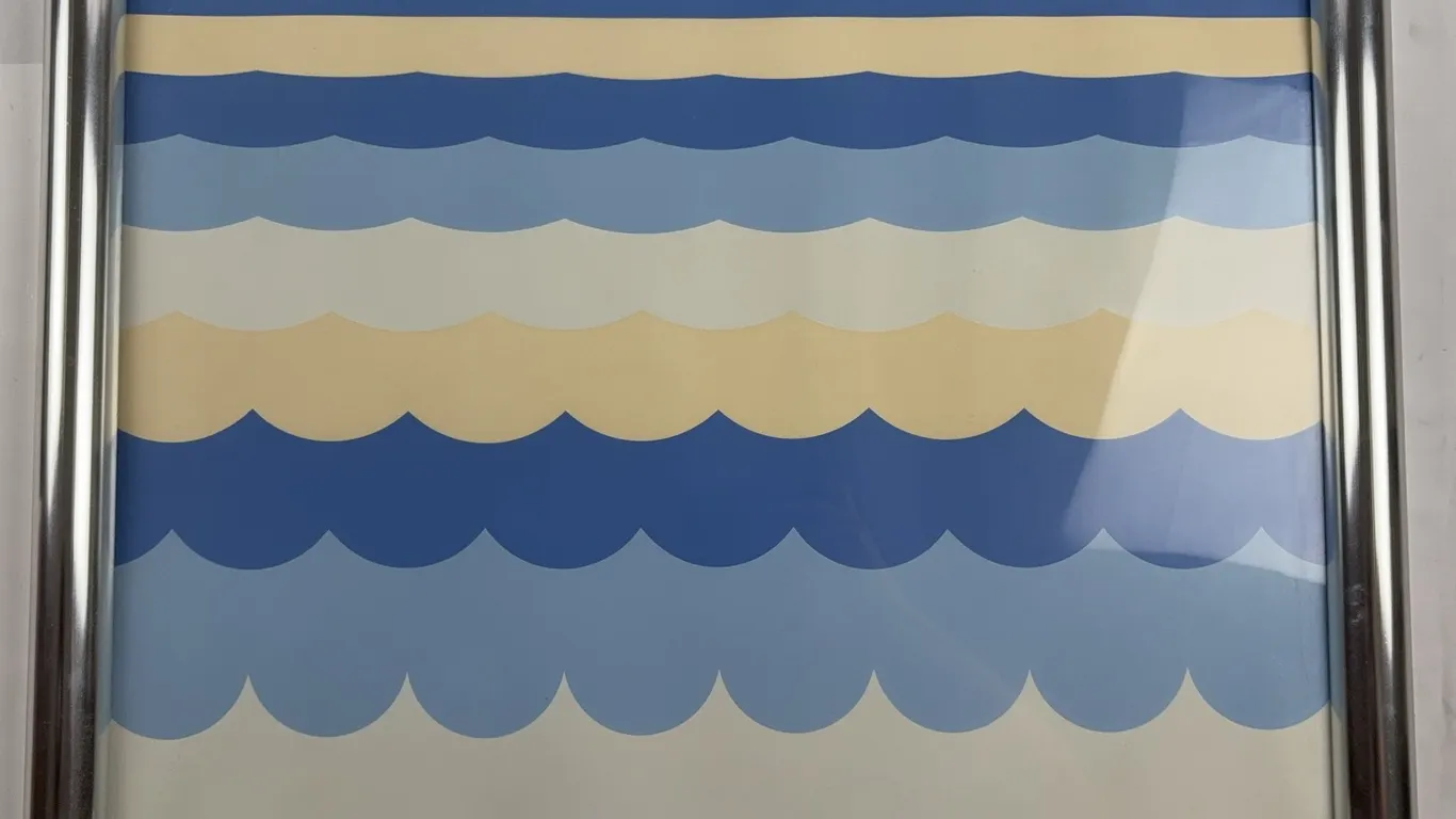 "La Mer" Limited Edition Abstract Serigraph (53/375), Signed & Framed
