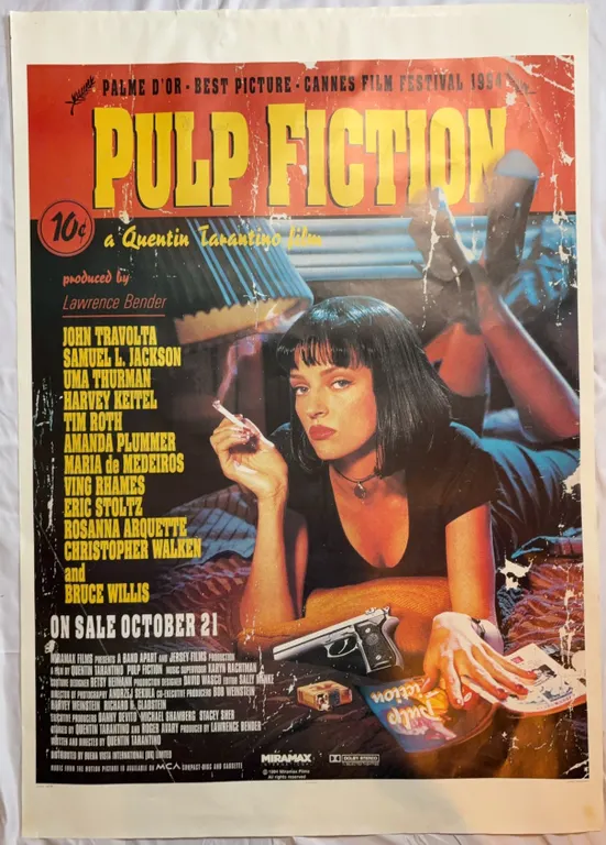 XL Pulp Fiction Movie Poster - Vivid Images UK Print