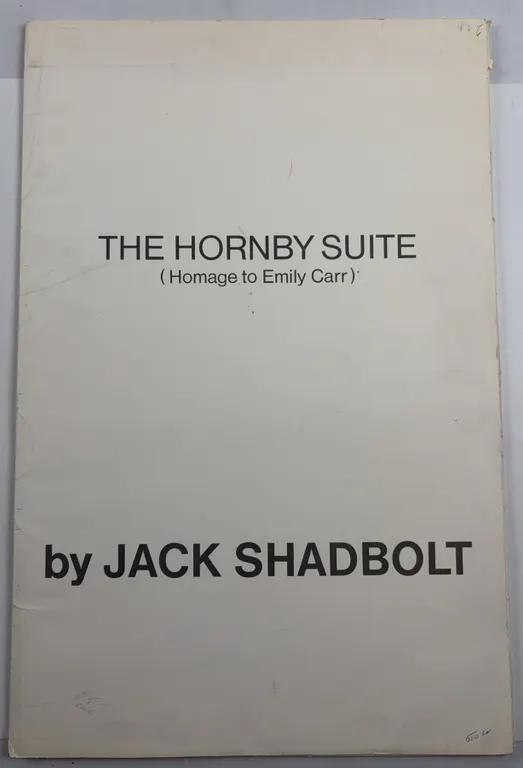 Jack Shadbolt "The Hornby Suite (Homage to Emily Carr)" Complete Lithograph Portfolio